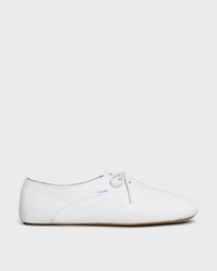 BALLET LACE-UP SHOE IN LAMBSKIN - Ultra White -  - 1 | CELINE