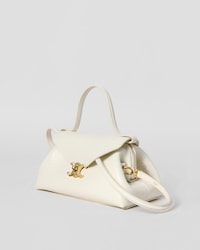 SMALL FLAIR BAG IN XL GRAINED CALFSKIN - CREAMY WHITE - EVENING - 2 | CELINE