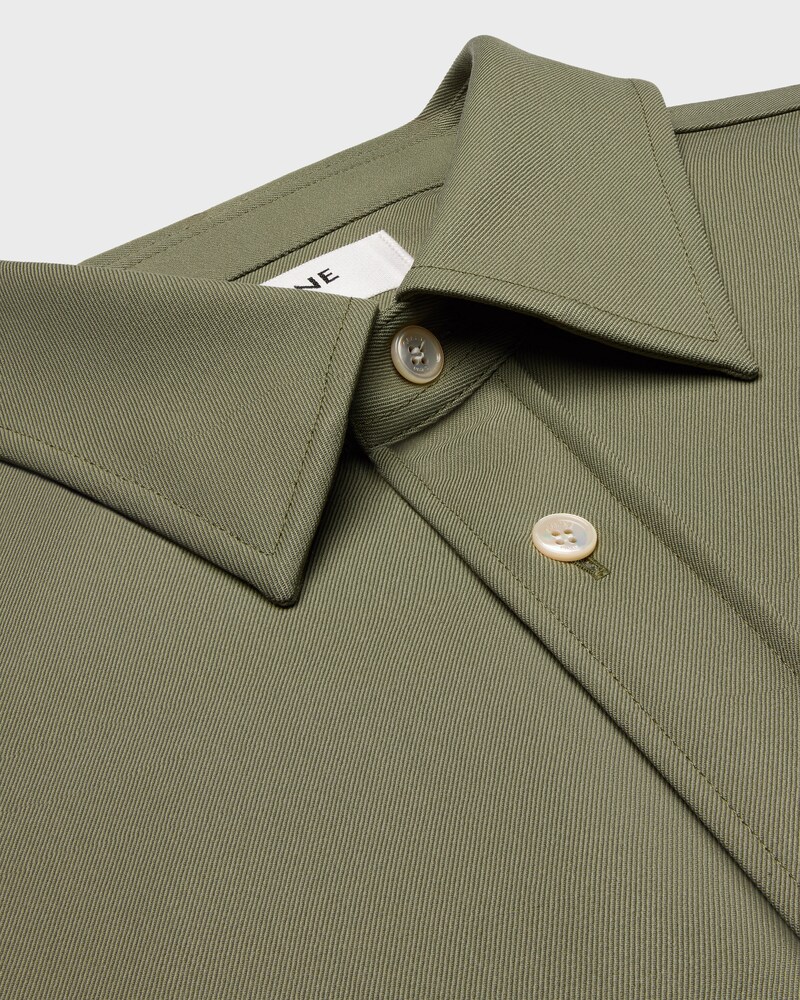 Camicia IN LANA - KAKI -  - 1 | CELINE