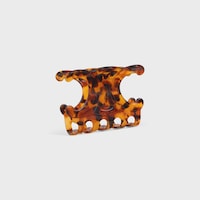 Celine XL Hair Claw in Acetate - SPOTTED HAVANA - HAIR ACCESSORIES - 2 | CELINE