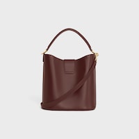 MEDIUM BUCKET LOUISE IN SMOOTH CALFSKIN - CHESTNUT - CROSS-BODY BAGS - 2 | CELINE