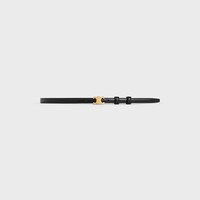 CINTURÓN TRIOMPHE 13 MM DE PIEL TAURILLON - NEGRO -  - 2 | CELINE