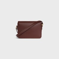 TEEN TRIOMPHE BAG IN shiny calfskin - CHESTNUT - TRIOMPHE - 2 | CELINE