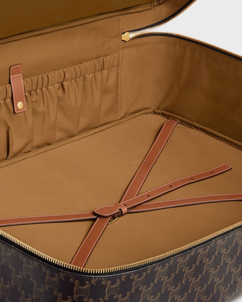 Soft Luggage 70 in Triomphe Canvas and Calfskin - TAN - HAND-PICKED GIFTS - 1 | CELINE