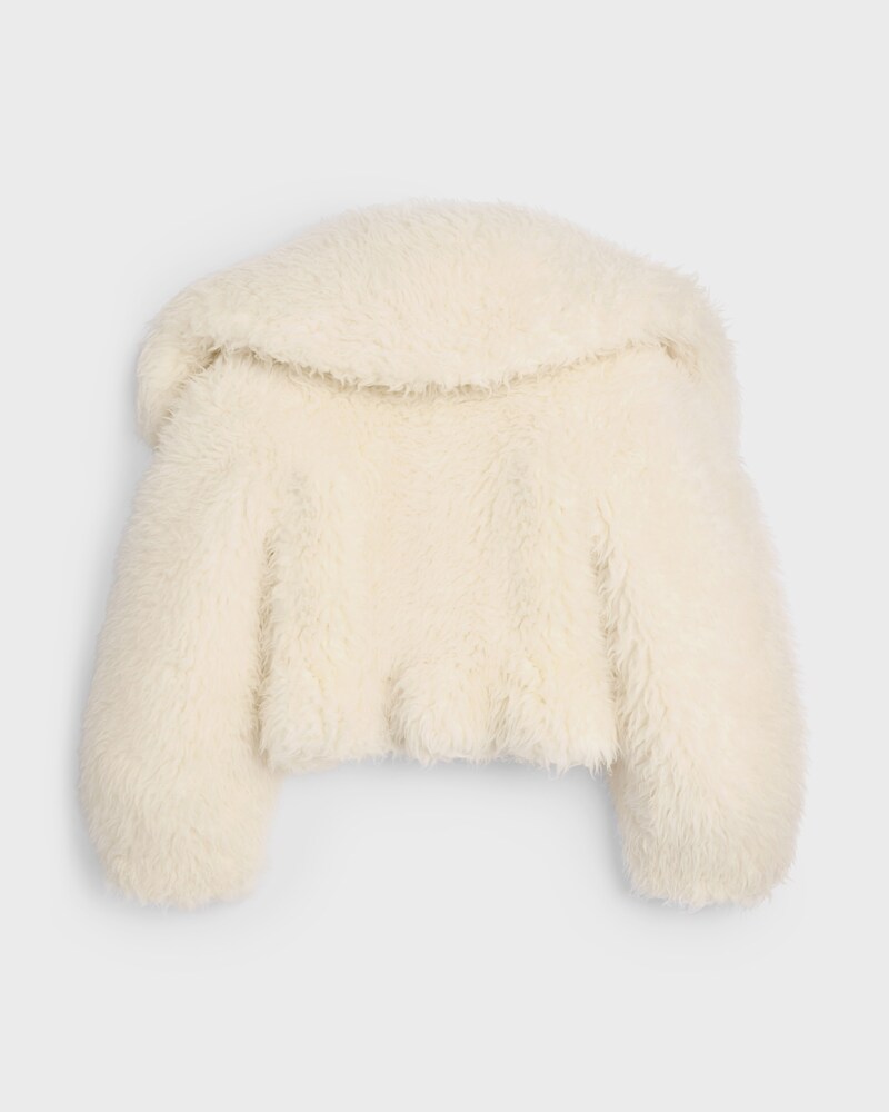 jacket IN fluffy wool - CRAIE -  - 1 | CELINE