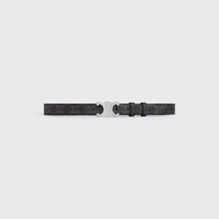 Triomphe Belt 25MM  IN Triomphe Canvas - BLACK -  - 2 | CELINE