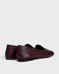 AURA LOAFER IN GOATSKIN - BURGUNDY -  - 2 | CELINE