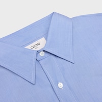 loose shirt IN cotton poplin - BLEU -  - 2 | CELINE