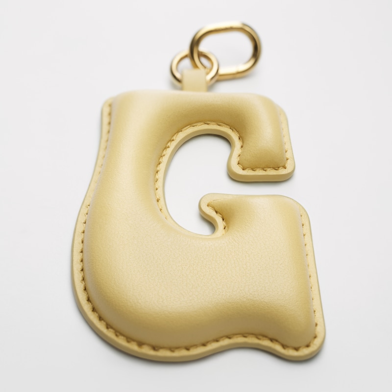 ALPHABET金色饰面字母G挂饰 - 复古黄 - CHARMS - 1 | CELINE