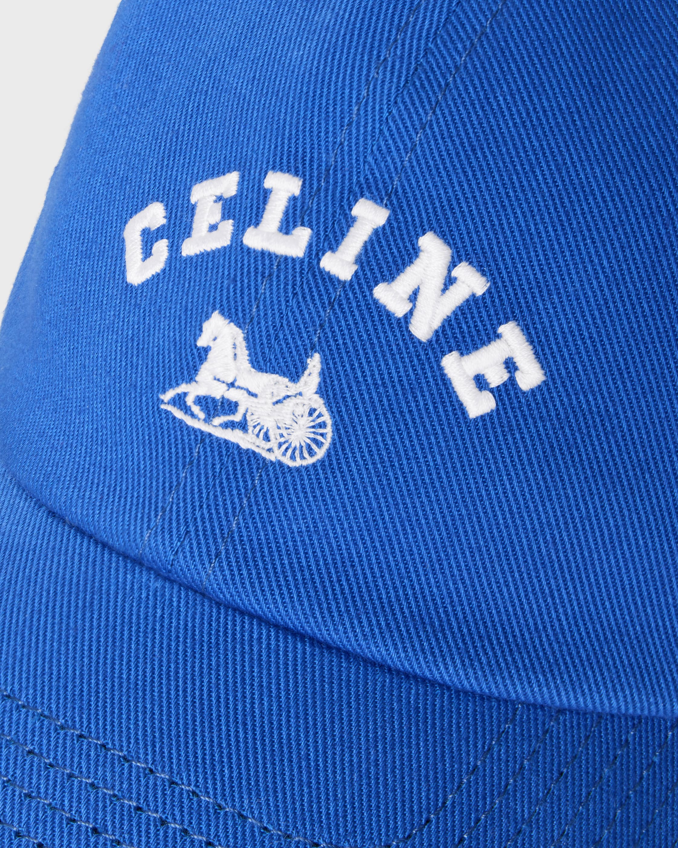 richelieu cap IN light cotton twill - ELECTRIC BLUE | CELINE