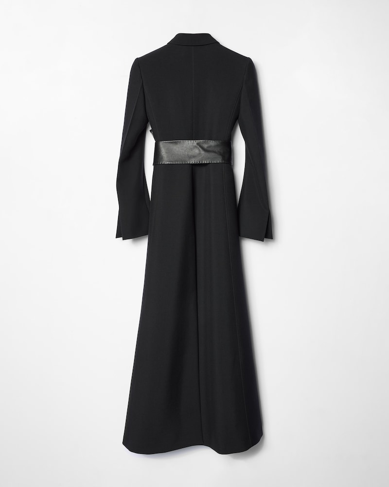 coat IN wool - BLACK -  - 1 | CELINE