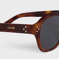 Black Frame 60 sunglasses in Acetate - CLASSIC HAVANA -  - 2 | CELINE