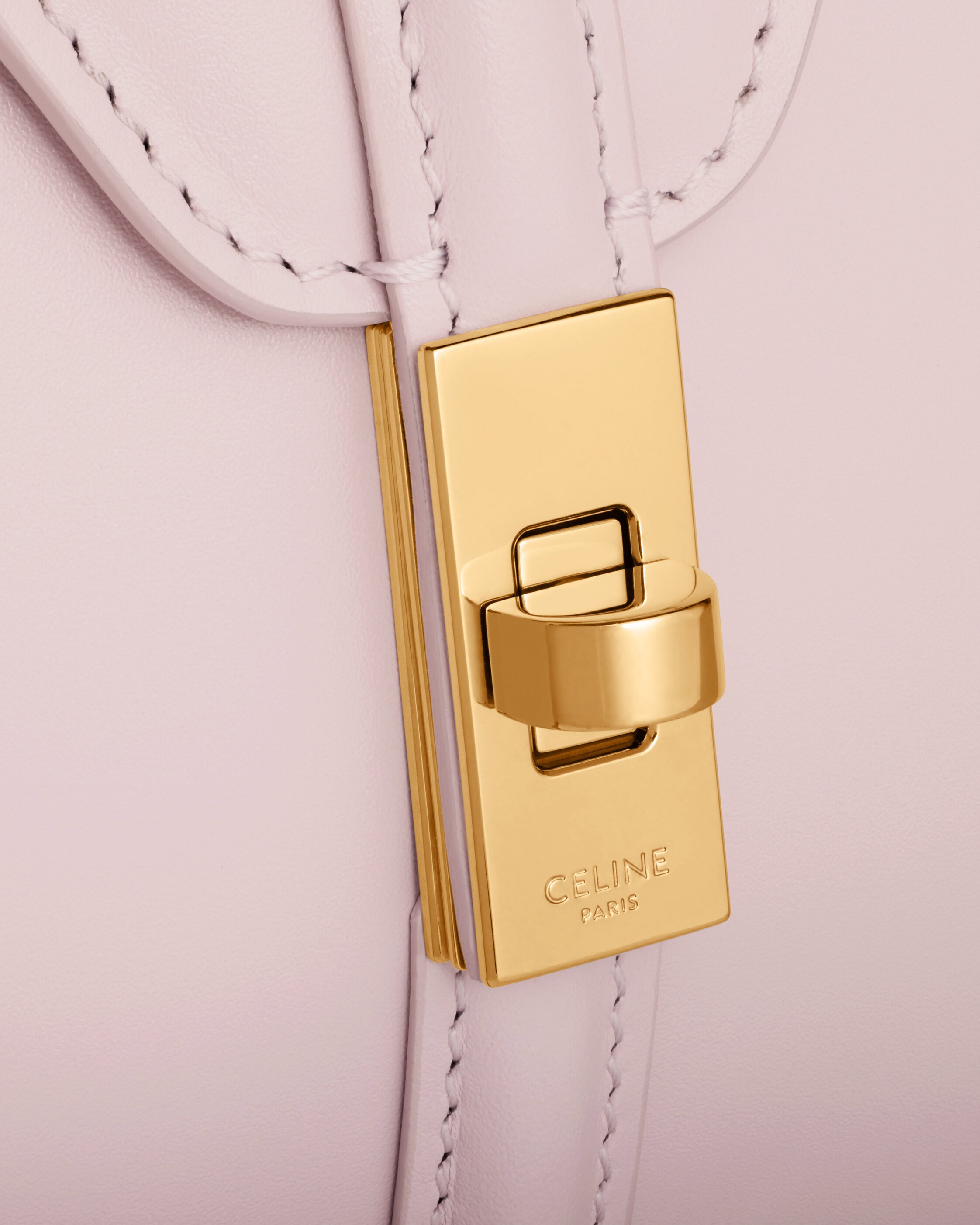 MINI 16 IN SATINATED CALFSKIN - PASTEL PINK | CELINE