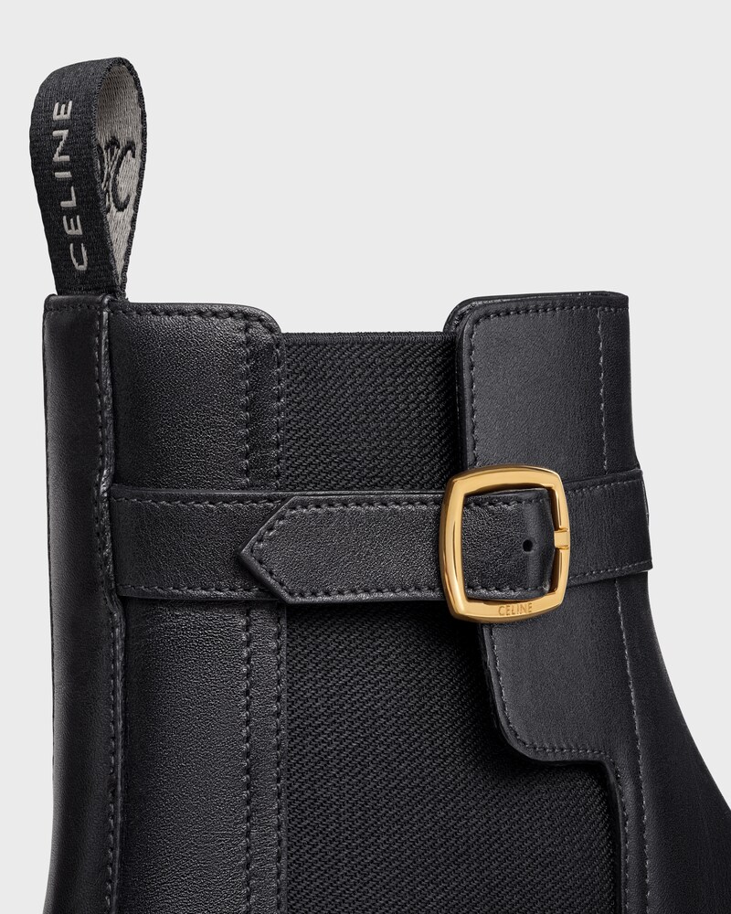 celine universite chelsea boot  IN SHINY BULL - BLACK -  - 1 | CELINE