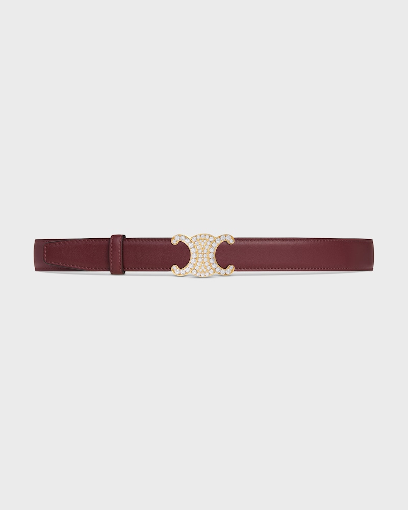 Reversible Strap 25MM IN Smooth and Grained Calfskin -  -  - 1 | CELINE