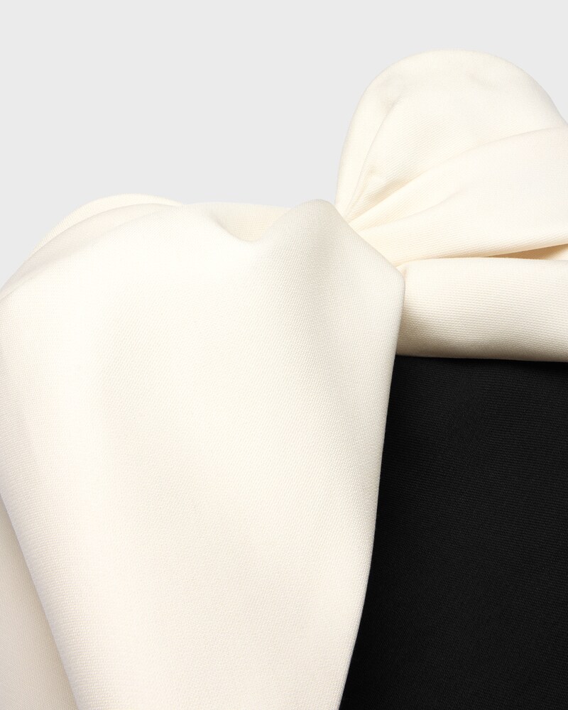 mini robe cady soie et laine - Noir -  - 1 | CELINE
