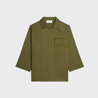 chemise utilitaire COTON LIN - KAKI MILITAIRE -  - 1 | CELINE