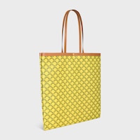SHOPPER GRANDE E PLANA EM TRIOMPHE CANVAS - YELLOW / NAVY - TRIOMPHE CANVAS - 2 | CELINE