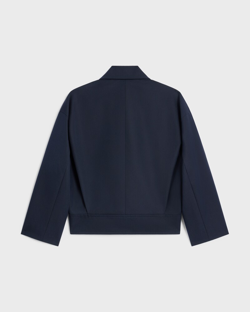 jacket IN cotton wool gabardine - NAVY -  - 1 | CELINE