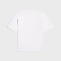 t-shirt IN cotton jersey - OPTIC WHITE / BLACK -  - 2 | CELINE