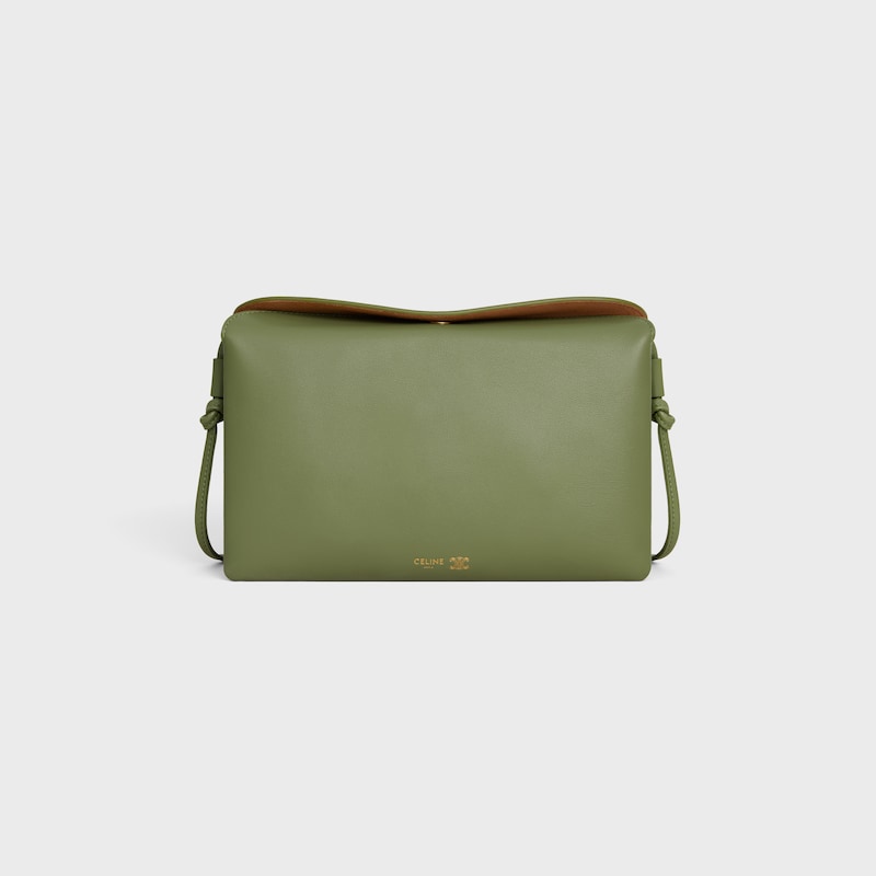 TRIO FLAP IN Smooth Lambskin - LIGHT KHAKI - EVENING - 1 | CELINE