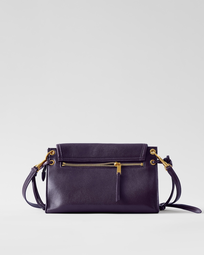 SOFT TRIOMPHE WEDGE小号手袋 - 西拉葡萄色 - 新品 - 1 | CELINE