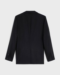 classic tux jacket IN grain de poudre wool - BLACK -  - 2 | CELINE