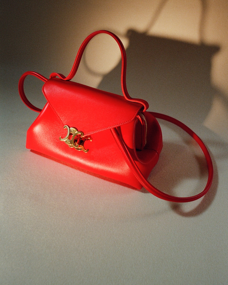 SMALL FLAIR IN SHINY CALFSKIN - ULTRA RED - Flair - 1 | CELINE