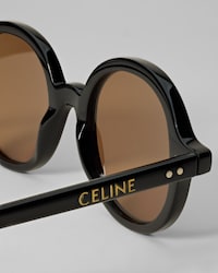 Lunettes de soleil Circle en Acétate - Noir -  - 2 | CELINE