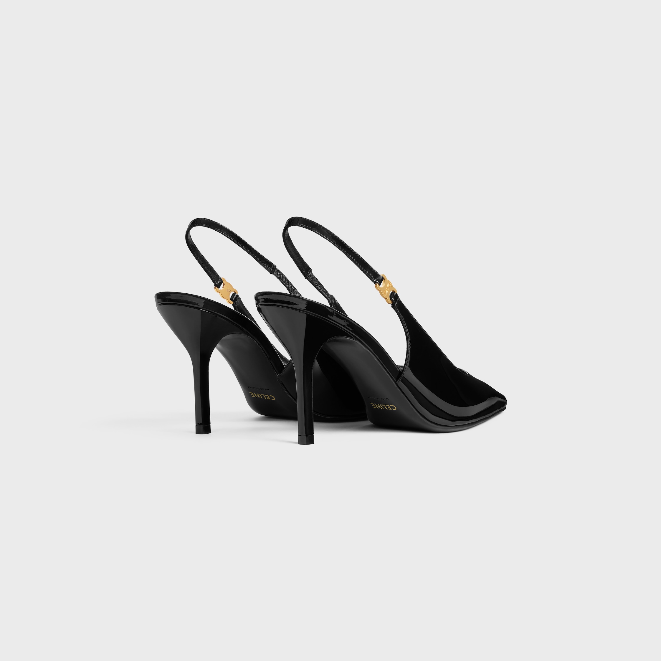 JUDY - TRIOMPHE PUMP IN PATENT CALFSKIN - BLACK | CELINE