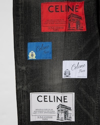 BOYFRIEND JEANS 002 - NEW MAX BLACK WASH + PATCH DEB -  - 2 | CELINE