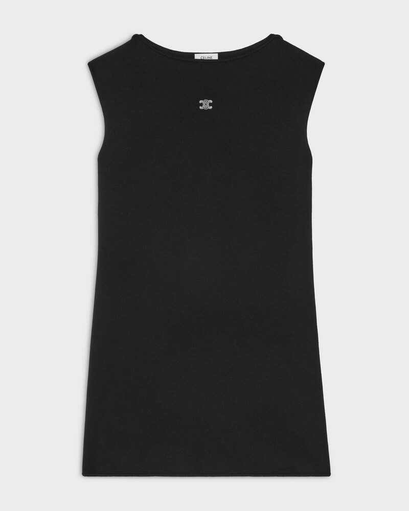 mini dress IN fine wool - BLACK -  - 1 | CELINE