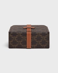 Large Jewels Case in Triomphe Canvas and Calfskin - TAN - LIFESTYLE - 2 | CELINE