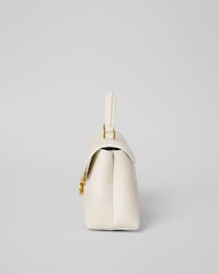 TEEN NINO BAG IN SMOOTH SATINATED CALFSKIN WITH ENAMEL CLOSURE - CREAMY WHITE - NINO - 2 | CELINE