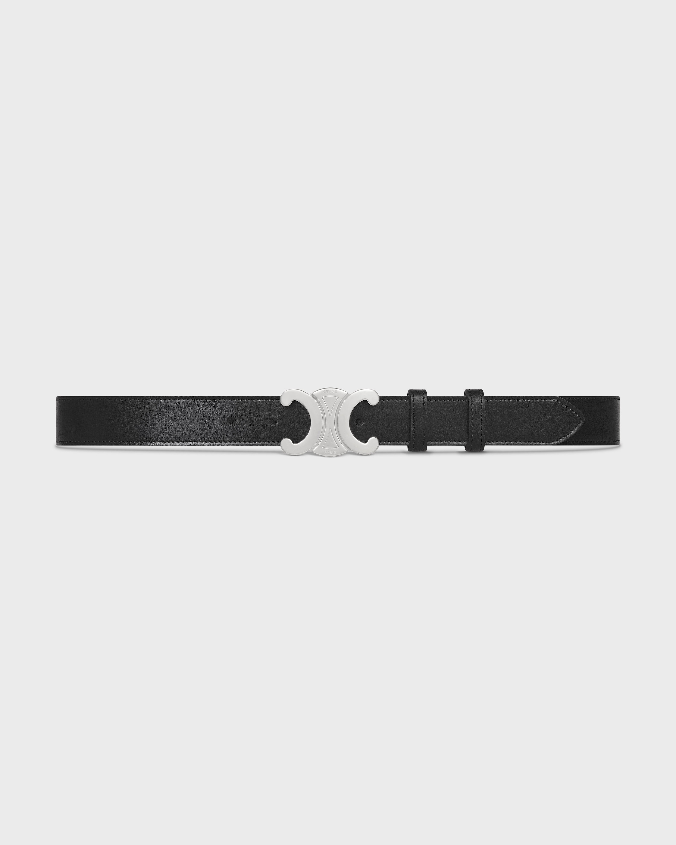 トリオンフ ベルト 30mm / ヴィンテージカーフスキン - ブラック | CELINE