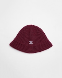 berretto cloche IN CASHMERE A COSTE - BORDEAUX -  - 1 | CELINE