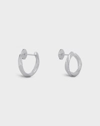 BO Torsion en Or Blanc et Diamants - Or blanc - JOAILLERIE - 2 | CELINE