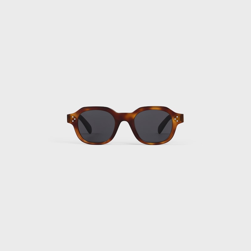 Black Frame 60 sunglasses in Acetate - CLASSIC HAVANA -  - 1 | CELINE