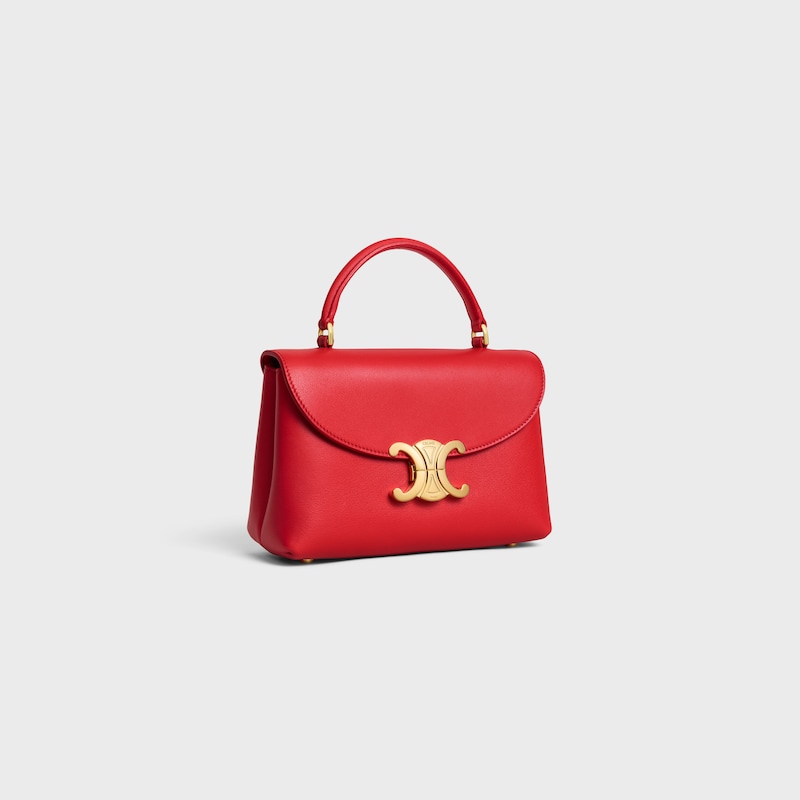 TEEN NINO BAG IN SUPPLE GRAINED CALFSKIN - ULTRA RED - HIVER CELINE - WINTER SELECTION - 1 | CELINE