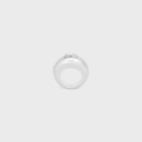 Celine Sulky Ring in Brass with Rhodium Finish - SILVER -  - 1 | CELINE