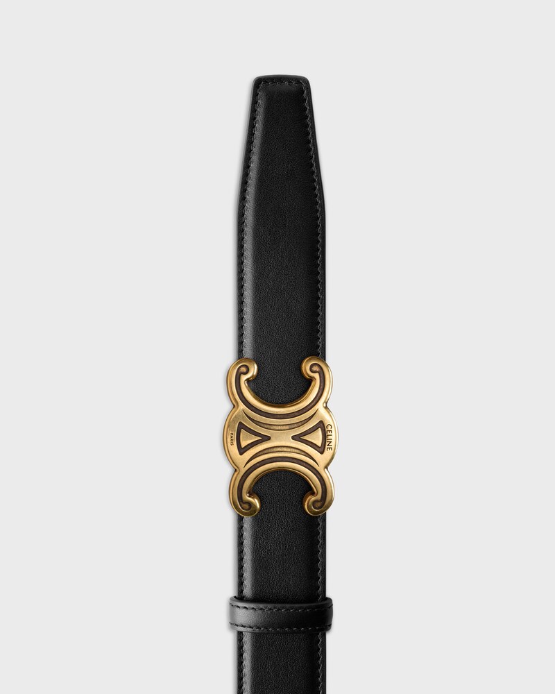 Reversible Strap 30MM IN Smooth and Grained Calfskin -  -  - 1 | CELINE