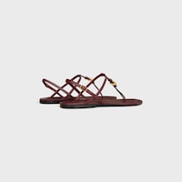PENNY SANDALEN AUS WEICHEM KALBSLEDER - SYRAH -  - 2 | CELINE