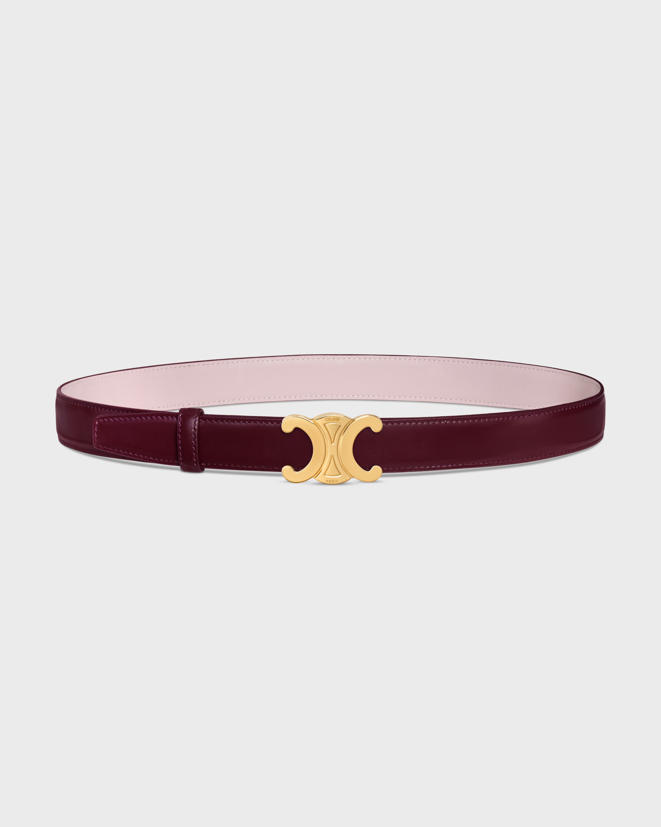 TRIOMPHE BUCKLE & REVERSIBLE STRAP 25MM - null | CELINE