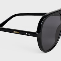 Black Frame 66 sunglasses in Acetate - BLACK -  - 2 | CELINE
