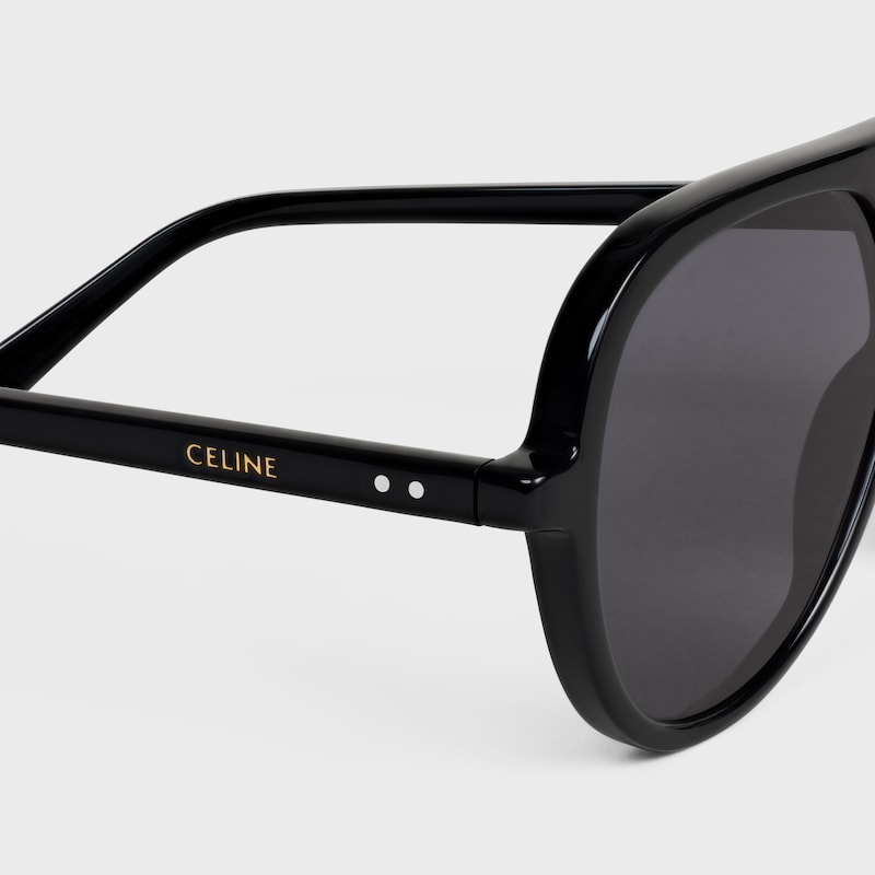 Black Frame 66 sunglasses in Acetate - BLACK -  - 1 | CELINE