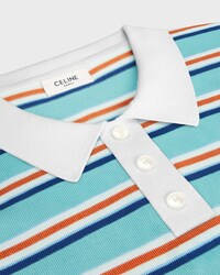 폴로 스웨터 - 스트라이프 코튼 - 블루 스카이 / 크림 -  - 2 | CELINE