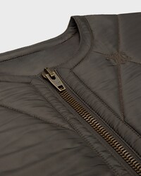 quilted jacket IN light nylon - DARK KAKI -  - 2 | CELINE