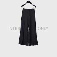 マーサー ターンアップパンツ / ウールギャバジン - ブラック -  - 1 | CELINE