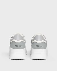 ブロックウェッジ スニーカー / カーフスキン＆スエードカーフスキン - オプティックホワイト / グレー -  - 2 | CELINE