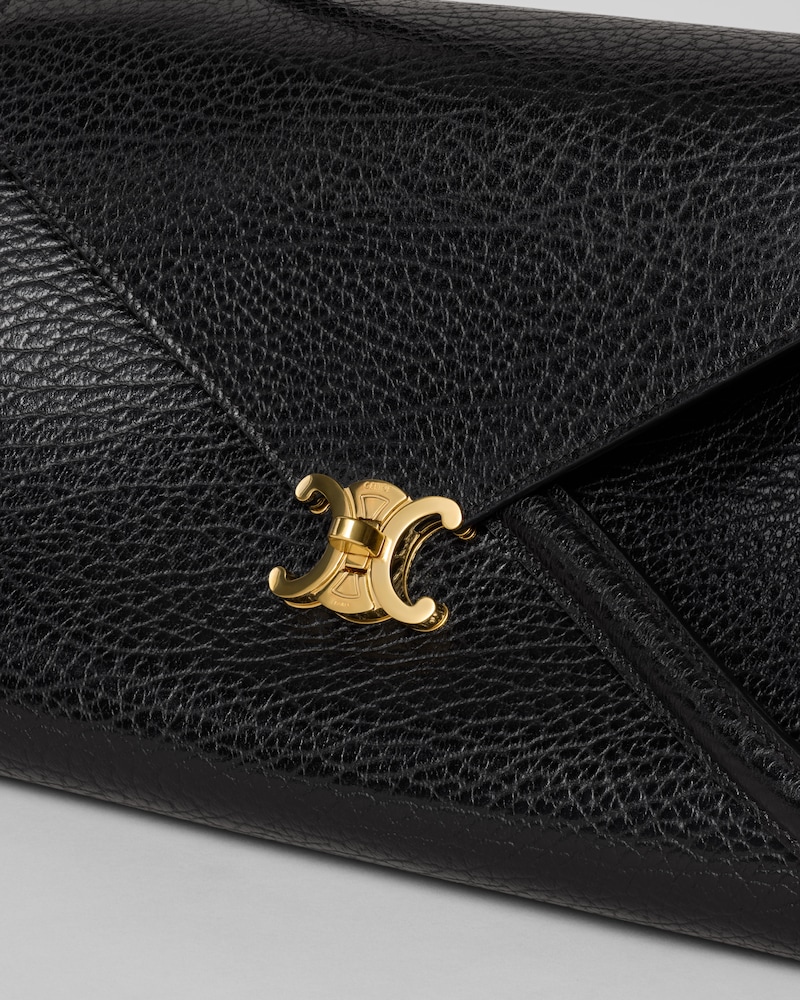 FLAIR BAG IN XL GRAINED CALFSKIN - BLACK - SHOULDER BAGS - 1 | CELINE